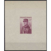 Monaco 1938 Nationalfeiertag Louis II. Block 1 Postfrisch, Kl. Fehler (C91425) - Blocks & Kleinbögen