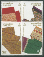 Thailand 1991 THAIPEX Traditionelle Webmuster 1417/20 A Postfrisch - Tailandia