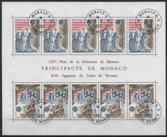 Monaco 1982 Europa CEPT Historische Ereignisse Block 19 Gestempelt (C91398) - Blocks & Sheetlets