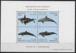 Monaco 1994 Meerestiere Wale Block 62 Postfrisch (C91316) - Blocks & Kleinbögen