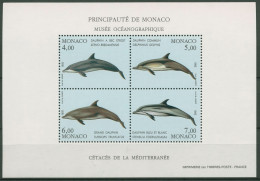 Monaco 1992 Meerestiere Wale Block 54 Postfrisch (C91328) - Blocks & Kleinbögen