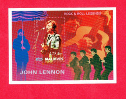 WW14514- MALDIVAS 1995- MNH_ MÚSICA_ JOHN LENNON - Singers