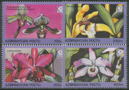 Aserbaidschan 1995 ASINGAPORE '95: Orchideen 249/52 Postfrisch - Azerbaiján