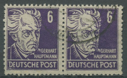 SBZ Allg. Ausgabe 1948 Persönlichkeiten Waag. Paar 213 B Gestempelt Geprüft - Other & Unclassified