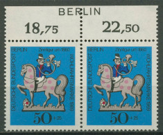 Berlin 1969 Wohlfahrt Mit Oberrand Inschrift BERLIN 351 Postfrisch - Nuevos