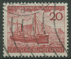 Bund 1952 Rückgabe Der Insel Helgoland 152 Gestempelt (R19465) - Used Stamps