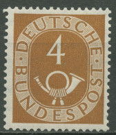 Bund 1951 Freimarke Posthorn 124 Postfrisch - Ungebraucht