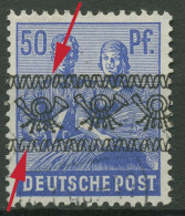 Bizone 1948 Bandaufdruck Mit Aufdruckfehler 48 I AF PII Gestempelt - Usados