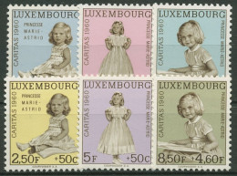 Luxemburg 1960 Caritas Prinzessin Marie-Astrid 631/36 Postfrisch - Ongebruikt