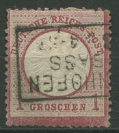 Deutsches Reich 1872 Adler Mit Kleinem Brustschild 4 Gestempelt Geprüft - Used Stamps