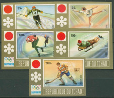 Tschad 1972 Olympische Winterspiele Sapporo 502/06 B Postfrisch - Tschad (1960-...)