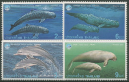 Thailand 1998 Jahr Des Ozeans: Delphin, Pottwal, Dugong 1861/64 A Postfrisch - Thaïlande