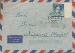 Berlin 1952 Ludwig Van Beethoven Auf Luftpost-Brief Nach Wuppertal (X18737) - Covers & Documents