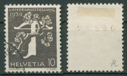 Schweiz 1939 Landesausstellung Deut. Inschrift M. Rollen-Nr. 345 Y R Gestempelt - Usados