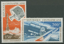 Zentralafrikanische Republik 1972 Nachrichtensatelliten 282/83 Postfrisch - Centrafricaine (République)