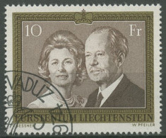 Liechtenstein 1974 Fürstenpaar Franz Josef II. Fürstin Gina 614 Gestempelt - Usados