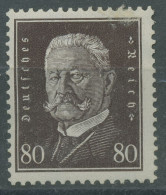 Deutsches Reich 1928 Hindenburg 422 Mit Gummimängeln, Haftstelle (R18865) - Unused Stamps