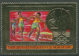 Zentralafrikanische Republik 1981 Sieger Olympiade Moskau 733 B Ab Postfrisch - Centraal-Afrikaanse Republiek