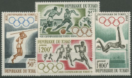 Tschad 1964 Olympische Sommerspiele In Tokio 120/23 Postfrisch - Chad (1960-...)
