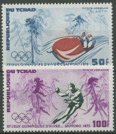 Tschad 1972 Olympische Winterspiele Sapporo 486/87 Postfrisch - Tschad (1960-...)