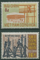 Vietnam - Süd 1970 Wiederaufbau Bauarbeiter 455/56 Postfrisch - Vietnam