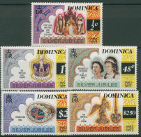 Dominica 1977 25 Jahre Königin Elisabeth 525/29 Postfrisch - Dominique (...-1978)
