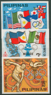 Philippinen 1968 Olympia Sommerspiele Mexiko XXI/XXIII B Postfrisch - Filippine