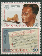 Jugoslawien 1985 Europa CEPT Jahr Der Musik 2104/05 Postfrisch - Unused Stamps