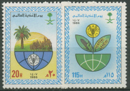Saudi-Arabien 1986 Welternährungstag Getreide 857/58 Postfrisch - Arabia Saudita