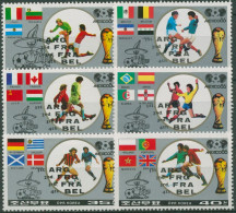 Korea (Nord) 1986 Fußball-WM Mexiko Gewinner 2773/78 Postfrisch - Corée Du Nord