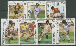 Vietnam 1986 Fußball-WM Mexiko 1664/70 A Gestempelt - Viêt-Nam
