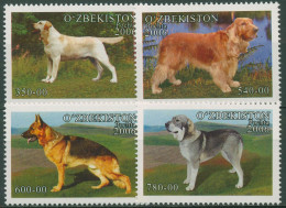 Usbekistan 2006 Tiere Hunde Hunderassen 616/19 Postfrisch - Usbekistan