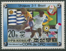 Korea (Nord) 1981 Fußballmeisterschaft Copa De Oro Uruguay 2116 Postfrisch - Korea (Noord)