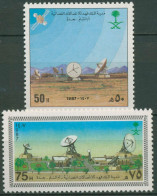 Saudi-Arabien 1987 König-Fahd-Erdfunkstelle Djidda 880/81 Postfrisch - Arabie Saoudite