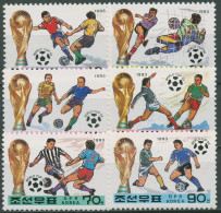 Korea (Nord) 1993 Fußball-WM'94 USA 3421/26 Postfrisch - Corea Del Norte