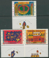 Israel 1996 Jüdische Festtage: Gemälde Von Sahar Pick 1401/03 Mit Tab Postfrisch - Neufs (avec Tabs)