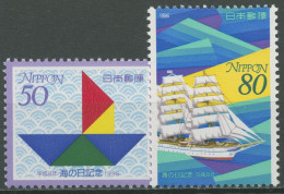 Japan 1996 Tag Des Meeres Segelschiff 2398/99 Postfrisch - Unused Stamps