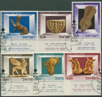 Israel 1966 Israel-Museum, Kunstgegenstände 371/76 Mit Tab Gestempelt - Used Stamps (with Tabs)