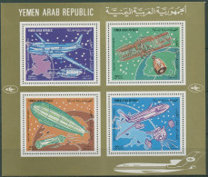 Jemen (Nordjemen) 1982 Luftfahrt Flugzeuge Block 218 Postfrisch (C97844) - Yemen