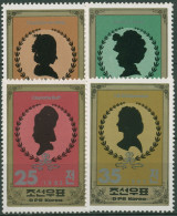 Korea (Nord) 1982 Johann Wolfgang Von Goethe Frauen 2259/62 A Postfrisch - Corée Du Nord