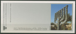 Berlin ZWST Juden 1988 Goldkunst Markenheftchen (819) MH 4 Postfrisch (C60255) - Cuadernillos