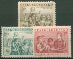 Tschechoslowakei 1952 Kindertag 731/33 Postfrisch - Nuevos