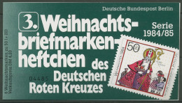 Berlin Rotes Kreuz 1984 Weihnachten Markenheftchen 729 W MH Postfrisch (C60210) - Libretti