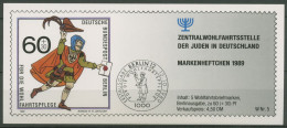 Berlin ZWST Juden 1989 Postbote Markenheftchen (852) MH 5 Postfrisch (C60256) - Markenheftchen