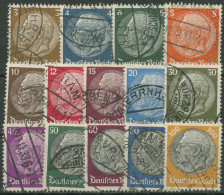Deutsches Reich 1933 Hindenburg WZ Waffeln 482/95 Gestempelt - Used Stamps