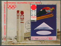 Jemen (Nordjemen) 1970 Olympia'72 Sapporo Block 147 Gestempelt (C97840) - Jemen