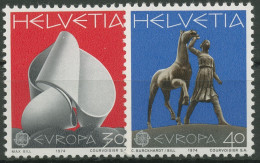 Schweiz 1974 Europa CEPT Skulpturen 1029/30 Postfrisch - Unused Stamps