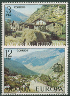 Andorra (span.) 1977 Europa CEPT Landschaften 107/08 Postfrisch - Nuovi