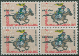 Vietnam - Süd 1971 Historische Postreiter 471 4er-Block Postfrisch - Viêt-Nam