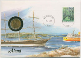 Aland 1988 Schiffe Numisbrief Mit 20 Pennia Finnland (N62) - Finnland